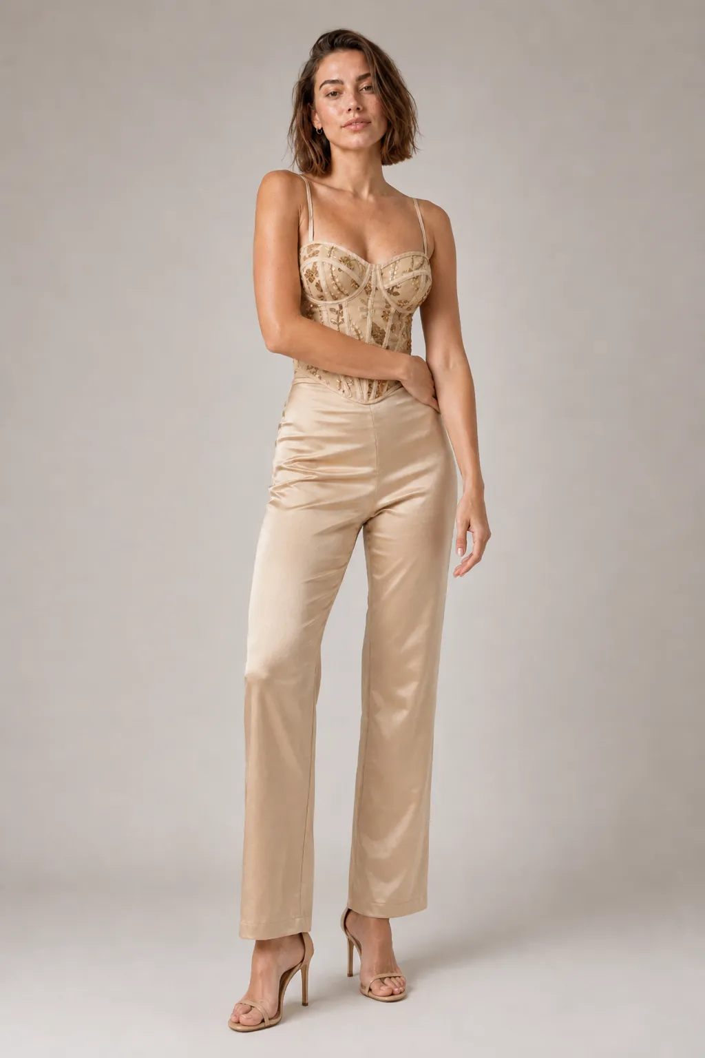 Aurelia Sequin Corset Top image 5